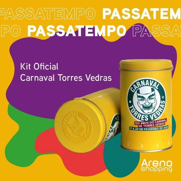Passatempo do Kit Oficial do Carnaval Torres Vedras Arena Shopping