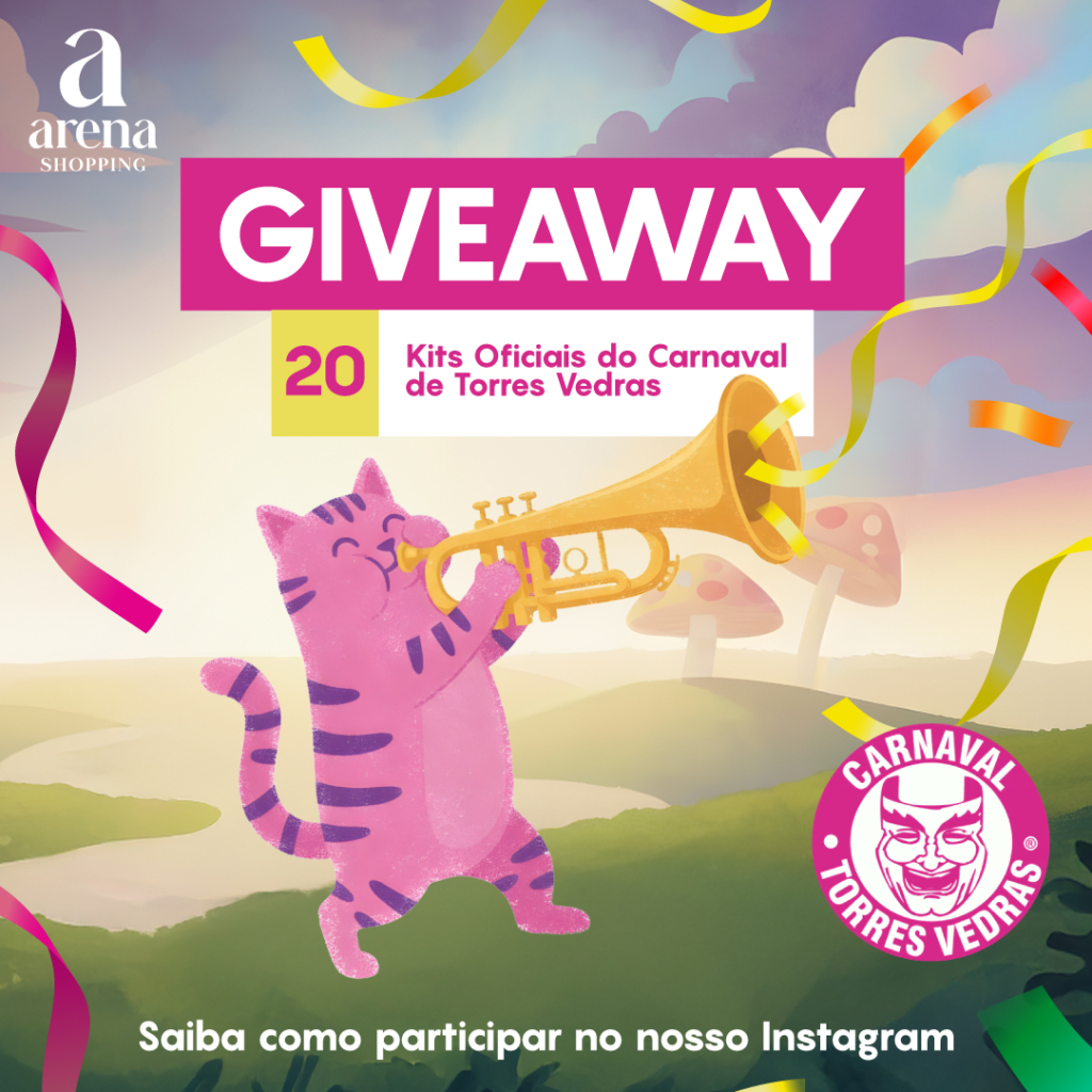 Giveaway 20 kits oficiais do Carnaval de Torres Vedras