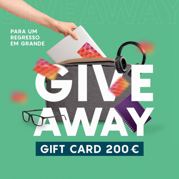 Ganhe um Gift Card de 200€!