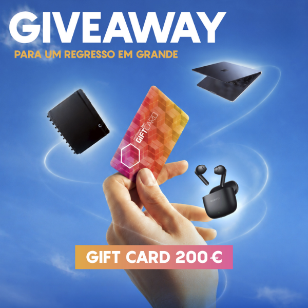 Ganhe um Gift Card de 200€!